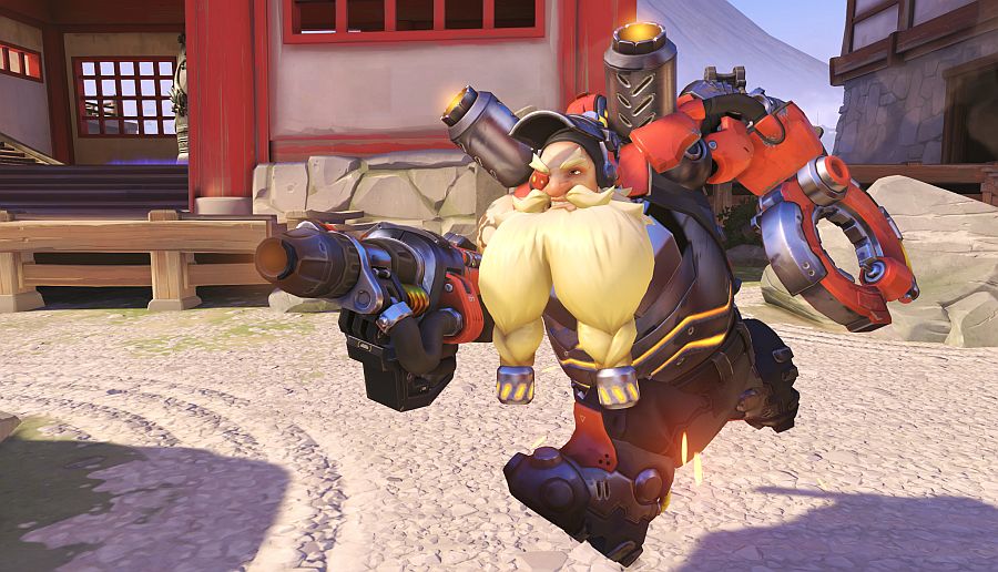 Torbjörn kann Geschütztürme aufstellen und bestimmte Bereiche gut verteidigen.